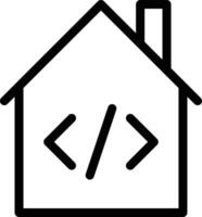 coding house vector illustration on a background.Premium quality symbols.vector icons for concept and graphic design.