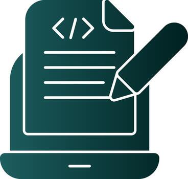 Programming Notes Vector Icon Design