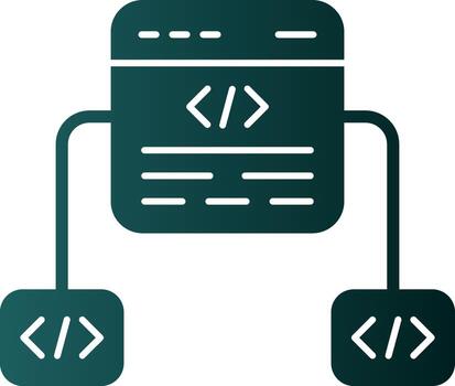 diseño de icono de vector de marco de código