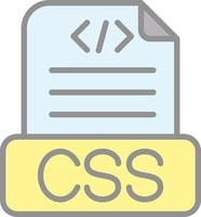 Css File Vector Icon Design