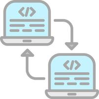 Code Refactoring Vector Icon Design