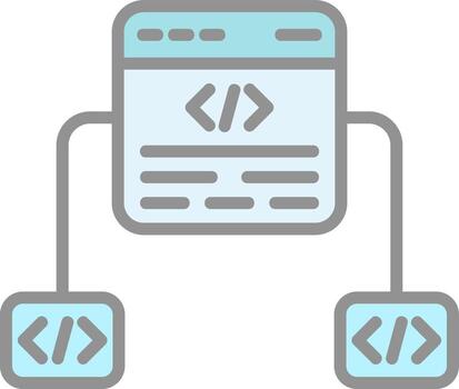 Code Framework Vector Icon Design