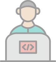 Senior Developer Vector Icon Design