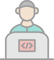 Senior Developer Vector Icon Design