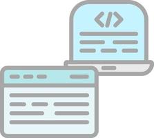 Frontend Development Vector Icon Design
