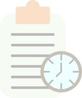 Project Deadline Vector Icon Design