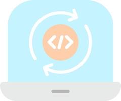 Programming Cycle Vector Icon Design