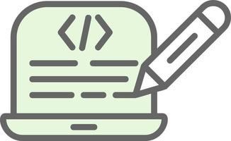 Edit Code Vector Icon Design