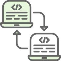 Code Refactoring Vector Icon Design