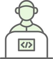 Senior Developer Vector Icon Design