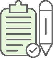 Task Planning Vector Icon Design