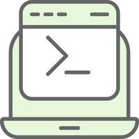 Command Line Vector Icon Design