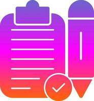 Task Planning Vector Icon Design