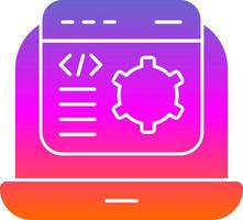 Web Optimization Vector Icon Design