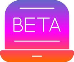 Beta Vector Icon Design