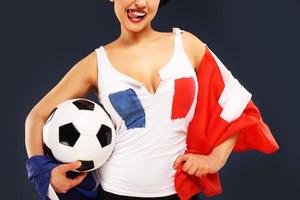 France soccer fan photo