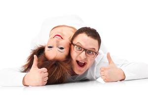 Couple having fun photo