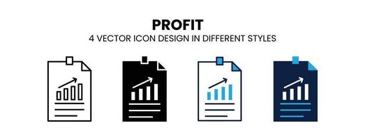 Income Growth icon in outline, thin line, solid, filled and flat style. Vector illustration of two colored and black profit vector icons designs can be used for mobile, ui, web