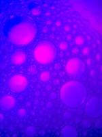 macro colorido pompas de jabón degradado resumen antecedentes azul rosa foto