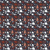 Terrazzo italian floor seamless pattern vector