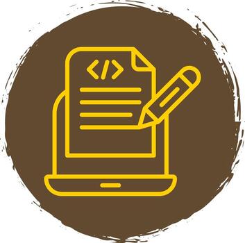 Programming Notes Vector Icon Design