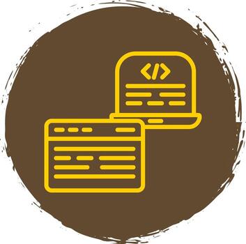 Frontend Development Vector Icon Design
