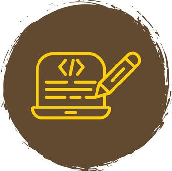 Edit Code Vector Icon Design