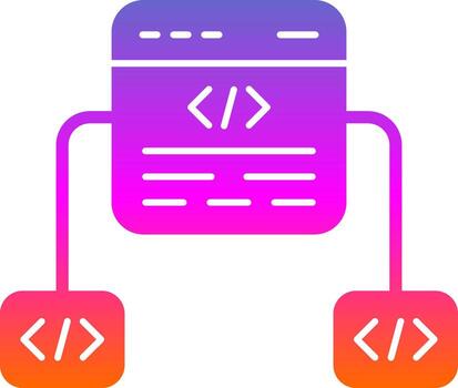 diseño de icono de vector de marco de código