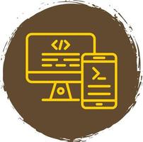 Code Terminal Vector Icon Design