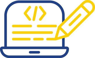 Edit Code Vector Icon Design