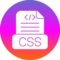 Css File Vector Icon Design