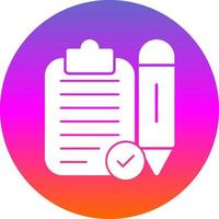 Task Planning Vector Icon Design