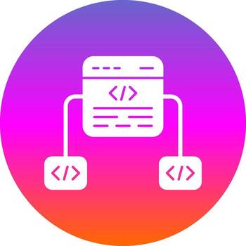 diseño de icono de vector de marco de código