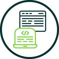 Backend Development Vector Icon Design