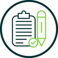 Task Planning Vector Icon Design