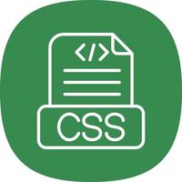 Css File Vector Icon Design