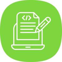 Programming Notes Vector Icon Design