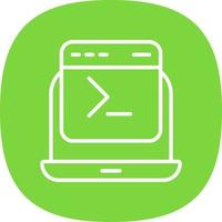 Command Line Vector Icon Design