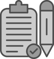 Task Planning Vector Icon Design