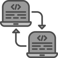 Code Refactoring Vector Icon Design