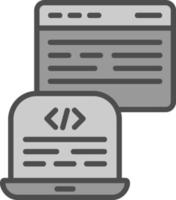 Backend Development Vector Icon Design
