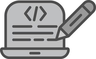Edit Code Vector Icon Design