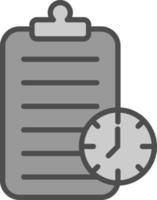 Project Deadline Vector Icon Design