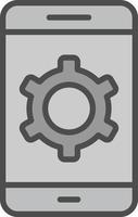 Application Setting Vector Icon Design