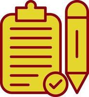 Task Planning Vector Icon Design