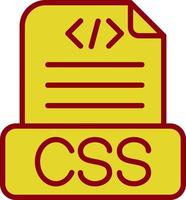 Css File Vector Icon Design