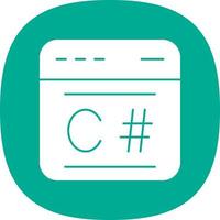 C Sharp Vector Icon Design