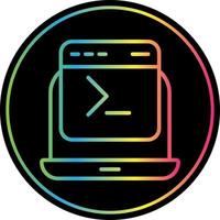 Command Line Vector Icon Design