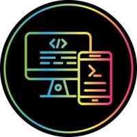 Code Terminal Vector Icon Design