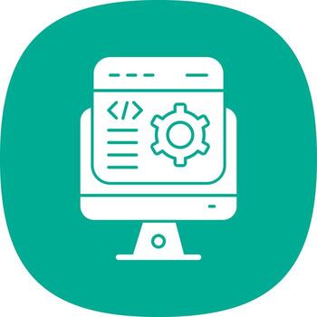 diseño de icono de vector de desarrollador de software